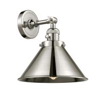 One Light Wall Sconce by Innovations - Franklin Restoration Collection, Polished Nickel Finish - 203SW-PN-M10-PN