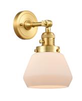 One Light Wall Sconce by Innovations - Franklin Restoration Collection, Satin Gold Finish - 203SW-SG-G171