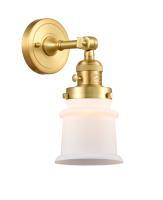 One Light Wall Sconce by Innovations - Franklin Restoration Collection, Satin Gold Finish - 203SW-SG-G181S