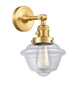 One Light Wall Sconce by Innovations - Franklin Restoration Collection, Satin Gold Finish - 203SW-SG-G532