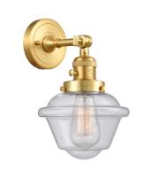 One Light Wall Sconce by Innovations - Franklin Restoration Collection, Satin Gold Finish - 203SW-SG-G534