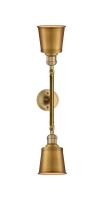 LED Bath Vanity by Innovations - Franklin Restoration Collection, Brushed Brass Finish - 208L-BB-M9-BB-LED