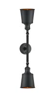LED Bath Vanity by Innovations - Franklin Restoration Collection, Matte Black Finish - 208L-BK-M9-BK-LED