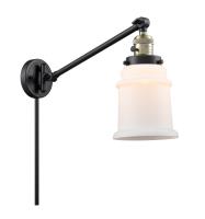 LED Swing Arm by Innovations - Franklin Restoration Collection, Black Antique Brass Finish - 237-BAB-G181-LED