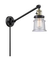 LED Swing Arm by Innovations - Franklin Restoration Collection, Black Antique Brass Finish - 237-BAB-G184S-LED