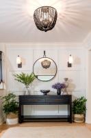 Four Light Chandelier by Crystorama - Rylee Collection, Matte Black Finish - 604-MK