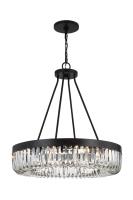 Ten Light Chandelier by Crystorama - Alister Collection, Charcoal Bronze Finish - ALI-B2010-CZ