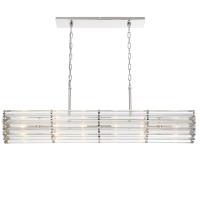 Six Light Chandelier by Crystorama - Elliot Collection, Polished Nickel Finish - ELL-B3007-PN