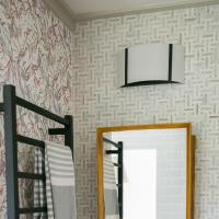 Two Light Wall Sconce by Crystorama - Fulton Collection, Black Finish - FUL-902-BK