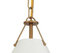 One Light Pendant by Crystorama - Xavier Collection, Vibrant Gold Finish - XAV-B8301-VG