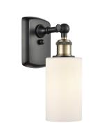 One Light Wall Sconce by Innovations - Ballston Collection, Black Antique Brass Finish - 516-1W-BAB-G801