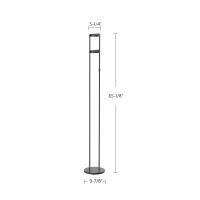 LED Floor Lamp by Kuzco Lighting - Novel Collection, Black Finish - FL72268-BK
