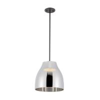 LED Pendant by Kuzco Lighting - Trinity Collection, Black/Chrome Finish - PD62012-BK/CH