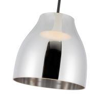 LED Pendant by Kuzco Lighting - Trinity Collection, Black/Chrome Finish - PD62012-BK/CH