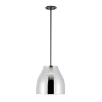 LED Pendant by Kuzco Lighting - Trinity Collection, Black/Chrome Finish - PD62012-BK/CH