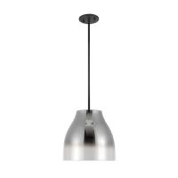LED Pendant by Kuzco Lighting - Trinity Collection, Black/Smoked Finish - PD62012-BK/SM