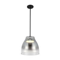 LED Pendant by Kuzco Lighting - Trinity Collection, Black/Smoked Finish - PD62012-BK/SM