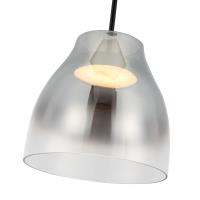 LED Pendant by Kuzco Lighting - Trinity Collection, Black/Smoked Finish - PD62012-BK/SM
