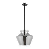 LED Pendant by Kuzco Lighting - Trinity Collection, Black/Chrome Finish - PD62013-BK/CH