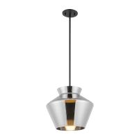 LED Pendant by Kuzco Lighting - Trinity Collection, Black/Chrome Finish - PD62013-BK/CH