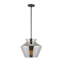 LED Pendant by Kuzco Lighting - Trinity Collection, Black/Chrome Finish - PD62013-BK/CH
