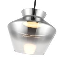 LED Pendant by Kuzco Lighting - Trinity Collection, Black/Smoked Finish - PD62013-BK/SM