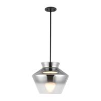 LED Pendant by Kuzco Lighting - Trinity Collection, Black/Smoked Finish - PD62013-BK/SM