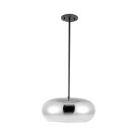 LED Pendant by Kuzco Lighting - Trinity Collection, Black/Chrome Finish - PD62014-BK/CH