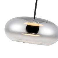 LED Pendant by Kuzco Lighting - Trinity Collection, Black/Chrome Finish - PD62014-BK/CH