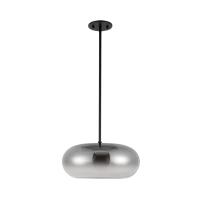 LED Pendant by Kuzco Lighting - Trinity Collection, Black/Smoked Finish - PD62014-BK/SM