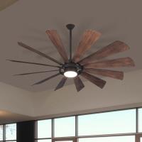 65" Ceiling Fan by Minka Aire - Windmolen Collection, Oil Rubbed Bronze Finish - F870L-ORB