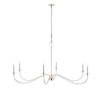Six Light Chandelier by Z-Lite - Arrington Collection, Polished Nickel Finish - 2301-63PN