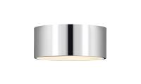 Two Light Flush Mount by Z-Lite - Harley Collection, Chrome Finish - 2302F2-CH
