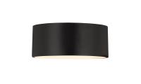 Two Light Flush Mount by Z-Lite - Harley Collection, Matte Black Finish - 2302F2-MB