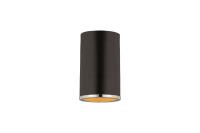 One Light Flush Mount by Z-Lite - Arlo Collection, Matte Black + Chrome Finish - 2303F1-MB-CH