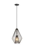 One Light Pendant by Z-Lite - Quintus Collection, Plated Bronze Finish - 442MP12-BP