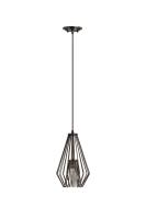 One Light Pendant by Z-Lite - Quintus Collection, Plated Bronze Finish - 442MP-BP