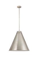 One Light Pendant by Z-Lite - Eaton Collection, Brushed Nickel Finish - 6011P24-BN