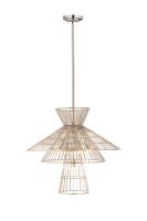 Six Light Chandelier by Z-Lite - Alito Collection, Polished Nickel Finish - 6015-6PN