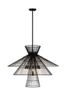 Eight Light Chandelier by Z-Lite - Alito Collection, Matte Black Finish - 6015-8MB