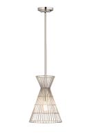 One Light Pendant by Z-Lite - Alito Collection, Polished Nickel Finish - 6015MP-PN