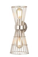Two Light Wall Sconce by Z-Lite - Alito Collection, Polished Nickel Finish - 6015-2S-PN