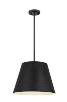 One Light Chandelier by Z-Lite - Maddox Collection, Matte Black Finish - 6013-18MB