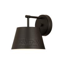 One Light Wall Sconce by Z-Lite - Maddox Collection, Matte Black Finish - 6013-1S-MB