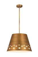 One Light Chandelier by Z-Lite - Katie Collection, Rubbed Brass Finish - 6014-18RB