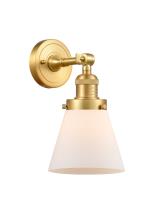 LED Wall Sconce by Innovations - Franklin Restoration Collection, Satin Gold Finish - 203-SG-G61-LED