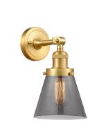 LED Wall Sconce by Innovations - Franklin Restoration Collection, Satin Gold Finish - 203-SG-G63-LED