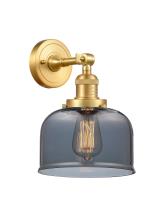 LED Wall Sconce by Innovations - Franklin Restoration Collection, Satin Gold Finish - 203-SG-G73-LED