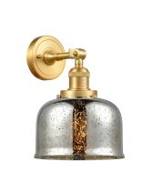 LED Wall Sconce by Innovations - Franklin Restoration Collection, Satin Gold Finish - 203-SG-G78-LED
