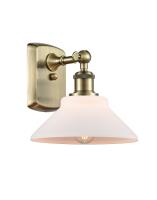 One Light Wall Sconce by Innovations - Ballston Collection, Antique Brass Finish - 516-1W-AB-G131